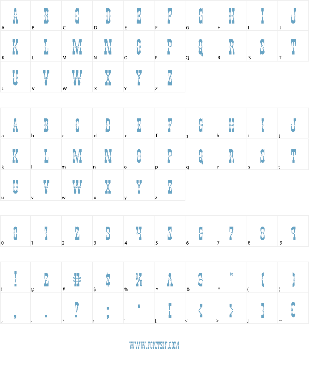 Younger Brothers Font Character