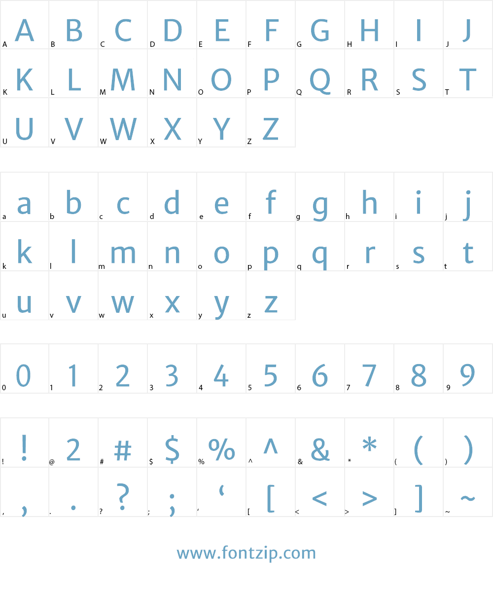 Baldi Type Font Character
