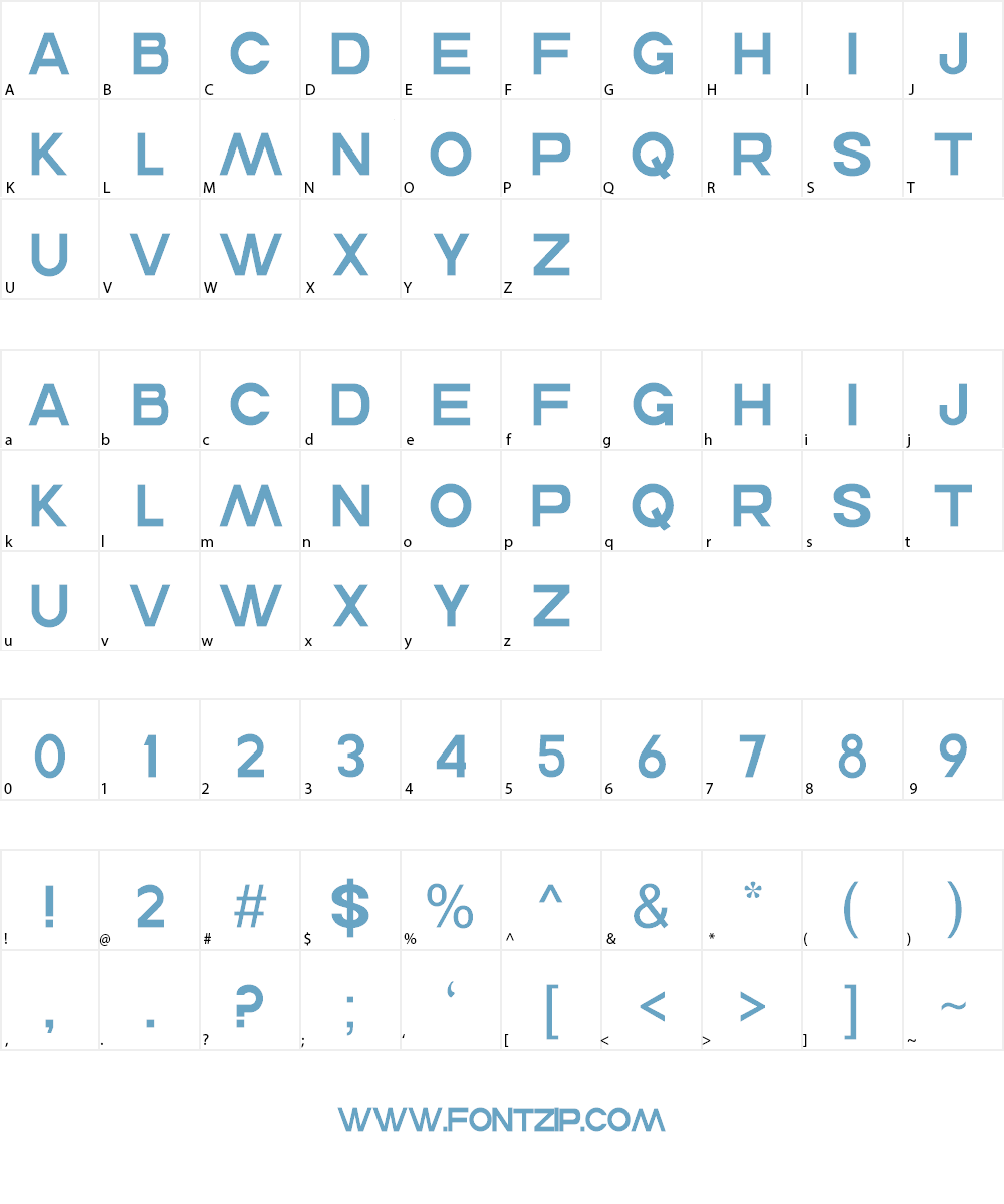 Commanders Font Character