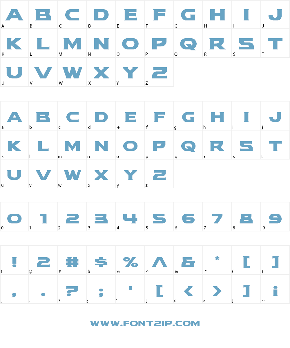Modi Thorson Font Character