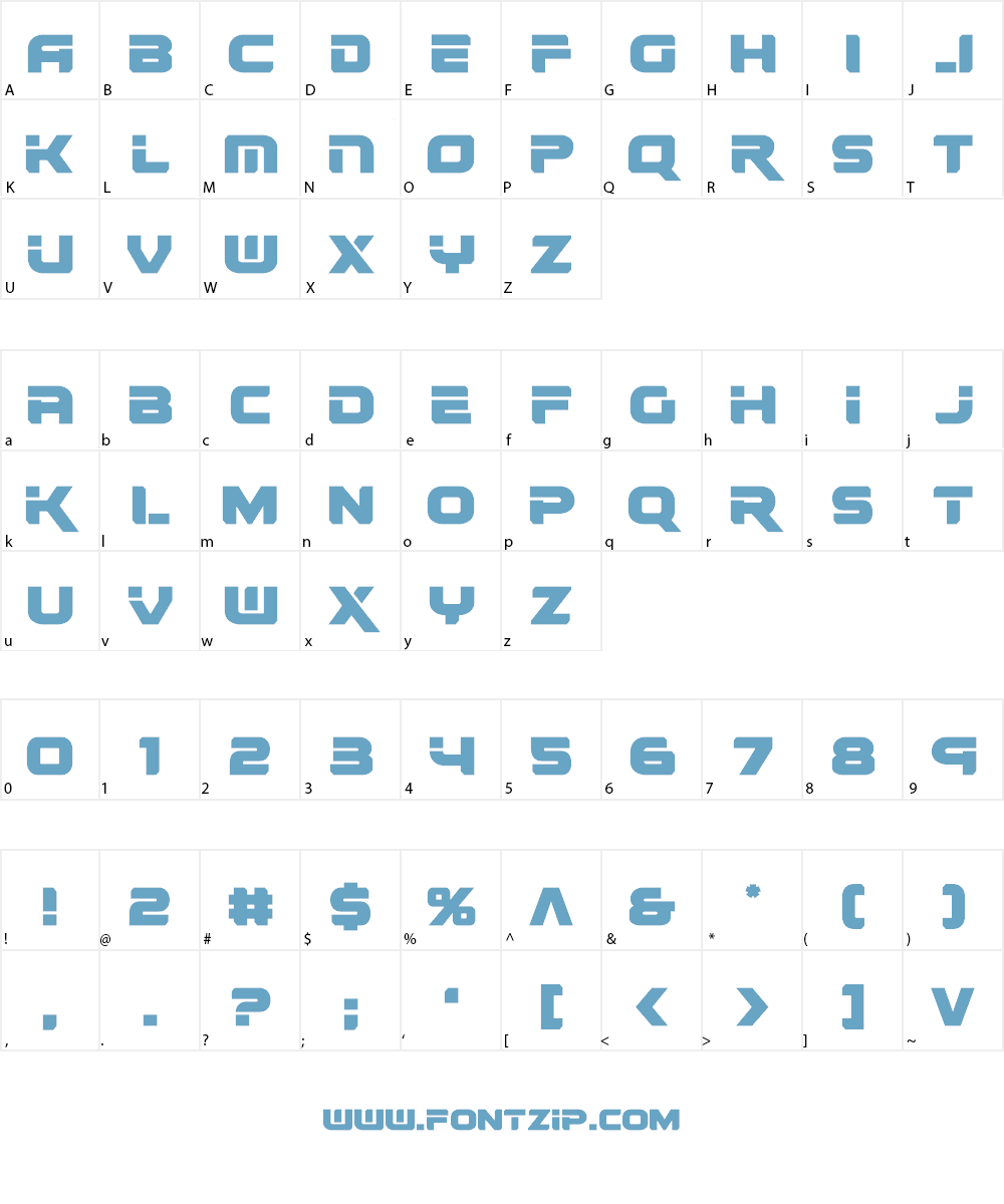 Renegado Font Character