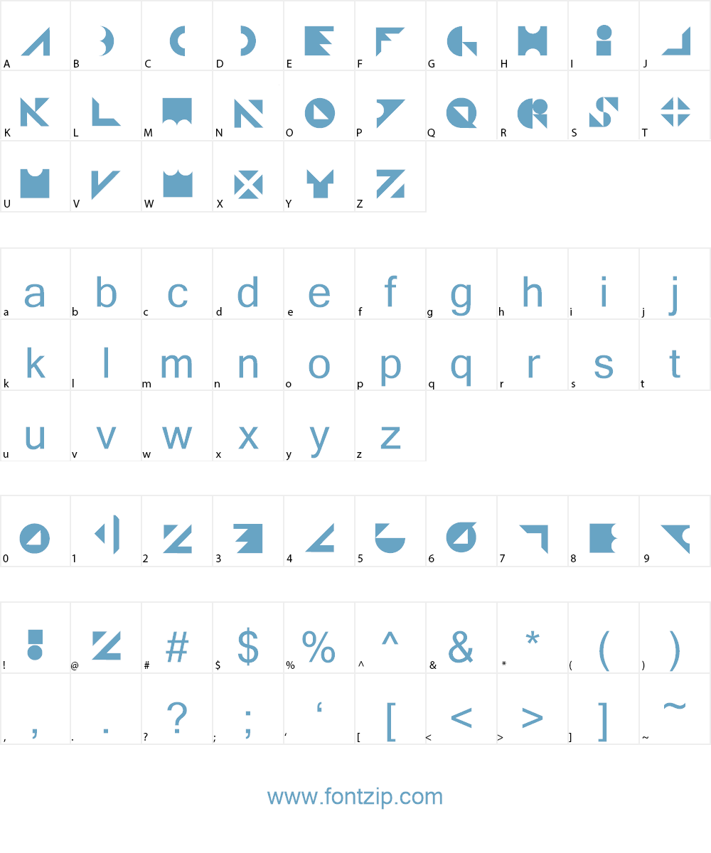 Shapeshifter Font Character