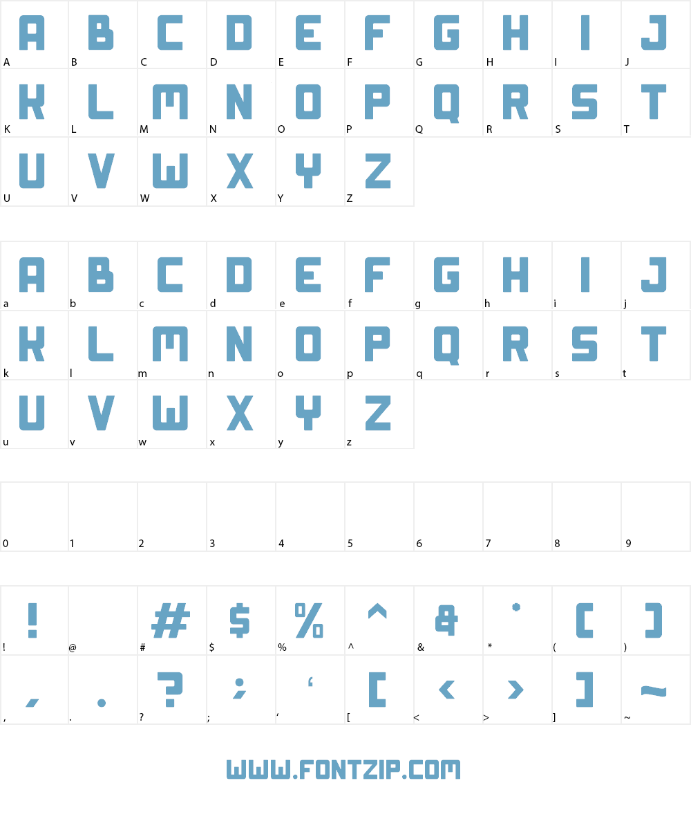 Uyghur[Demo] Font Character
