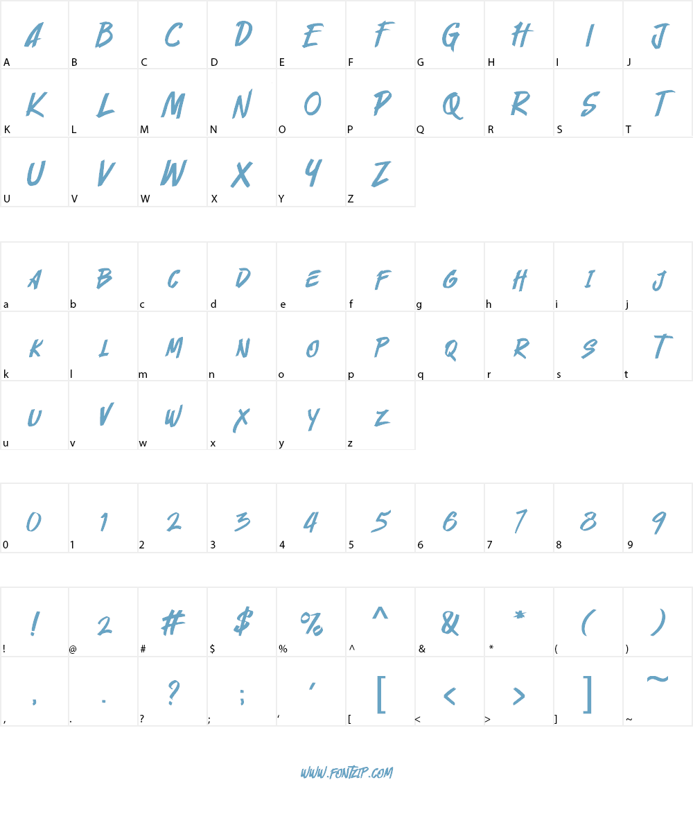 Cyberthrone Font Character