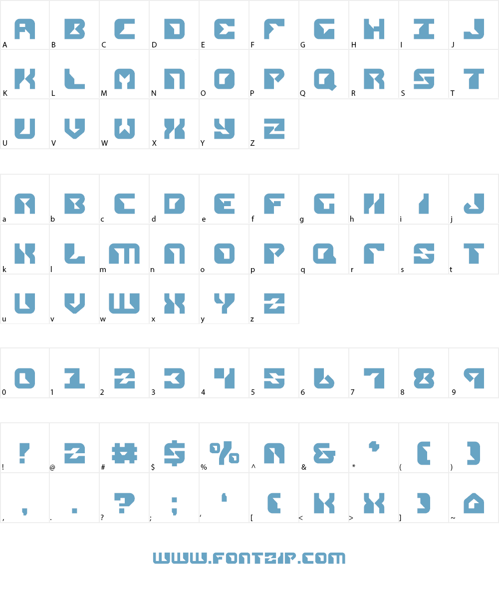 Replicant Font Character