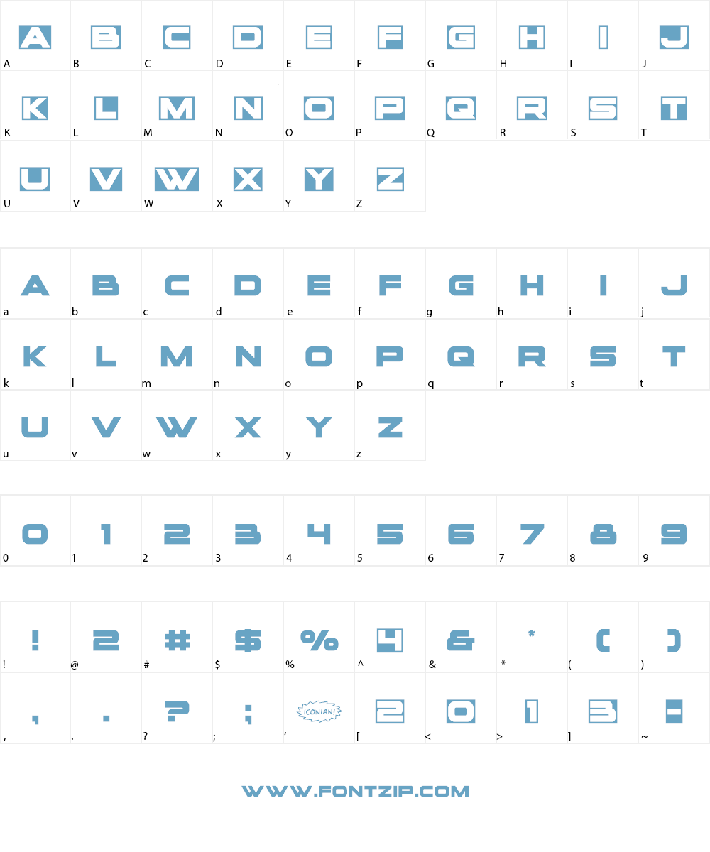 voxBOX Font Character