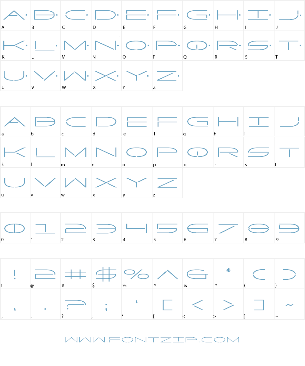 Factor Font Character