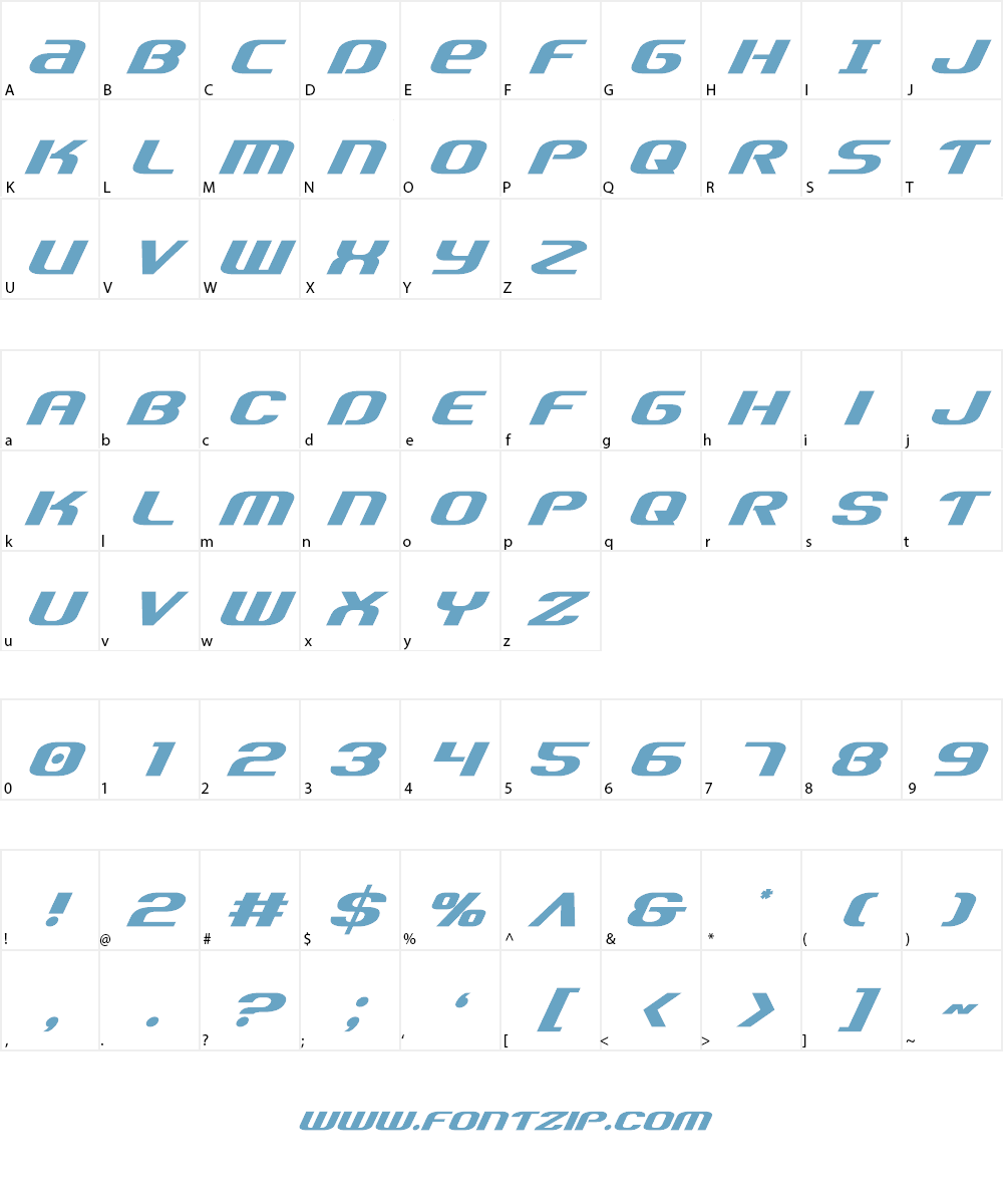 Team America Font Character