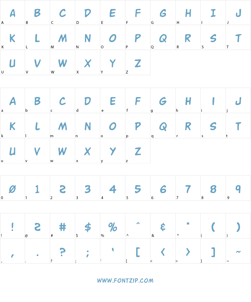 Buddy Champion Font Character