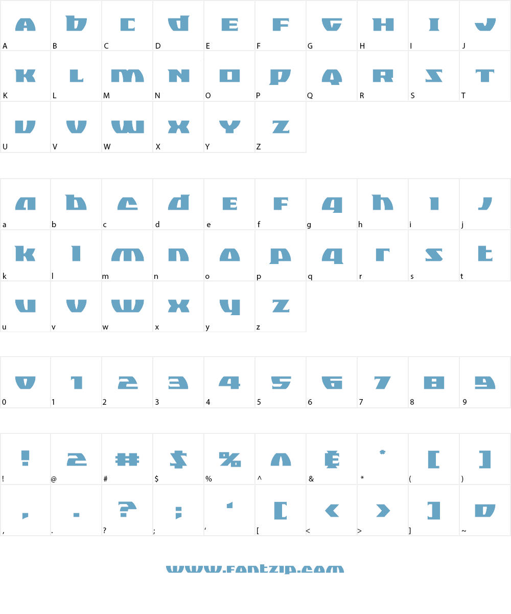 Black Bishop Font Character