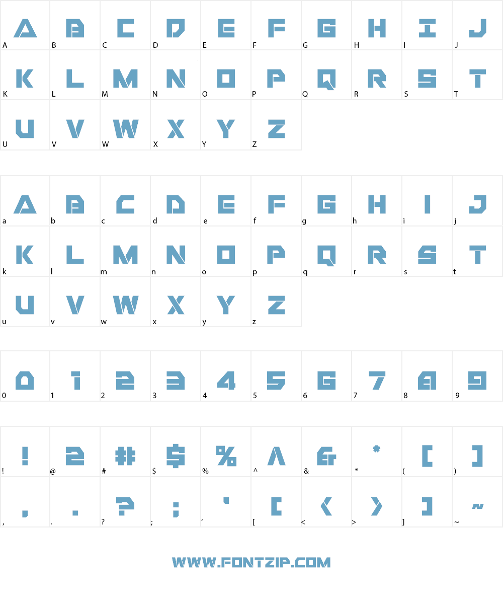 Liberty Island Font Character