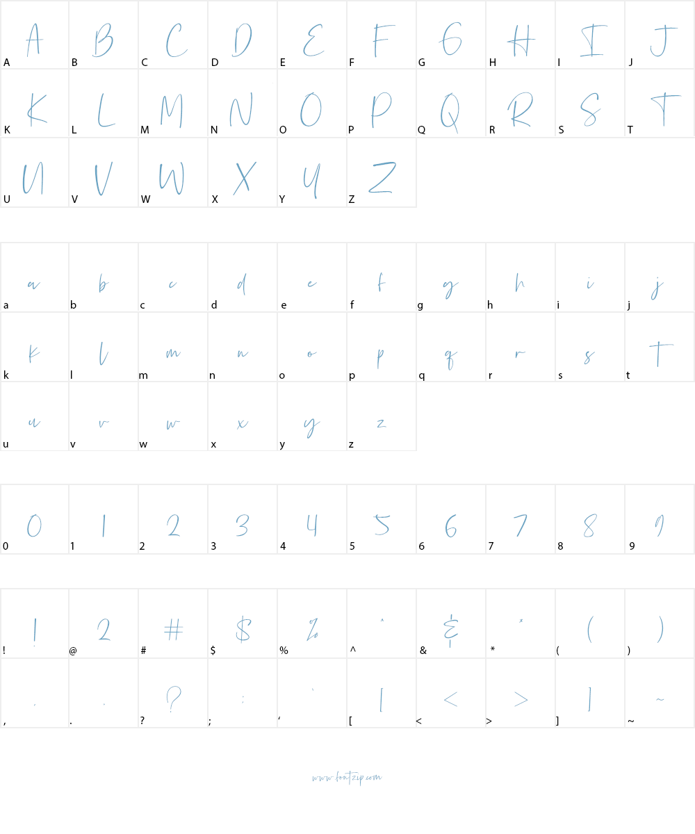Bethoven Font Character