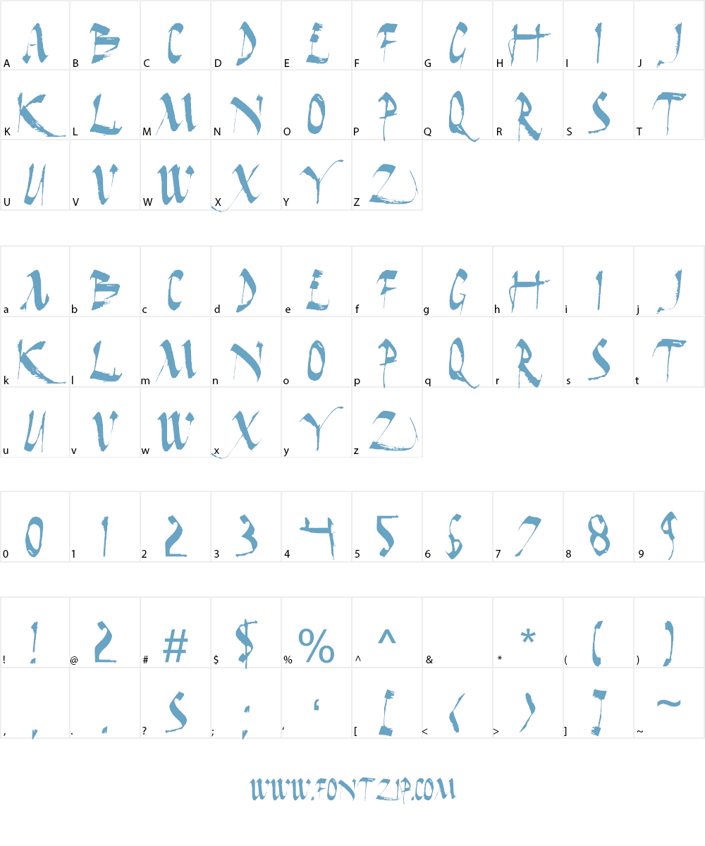 Dark Horse Font Character