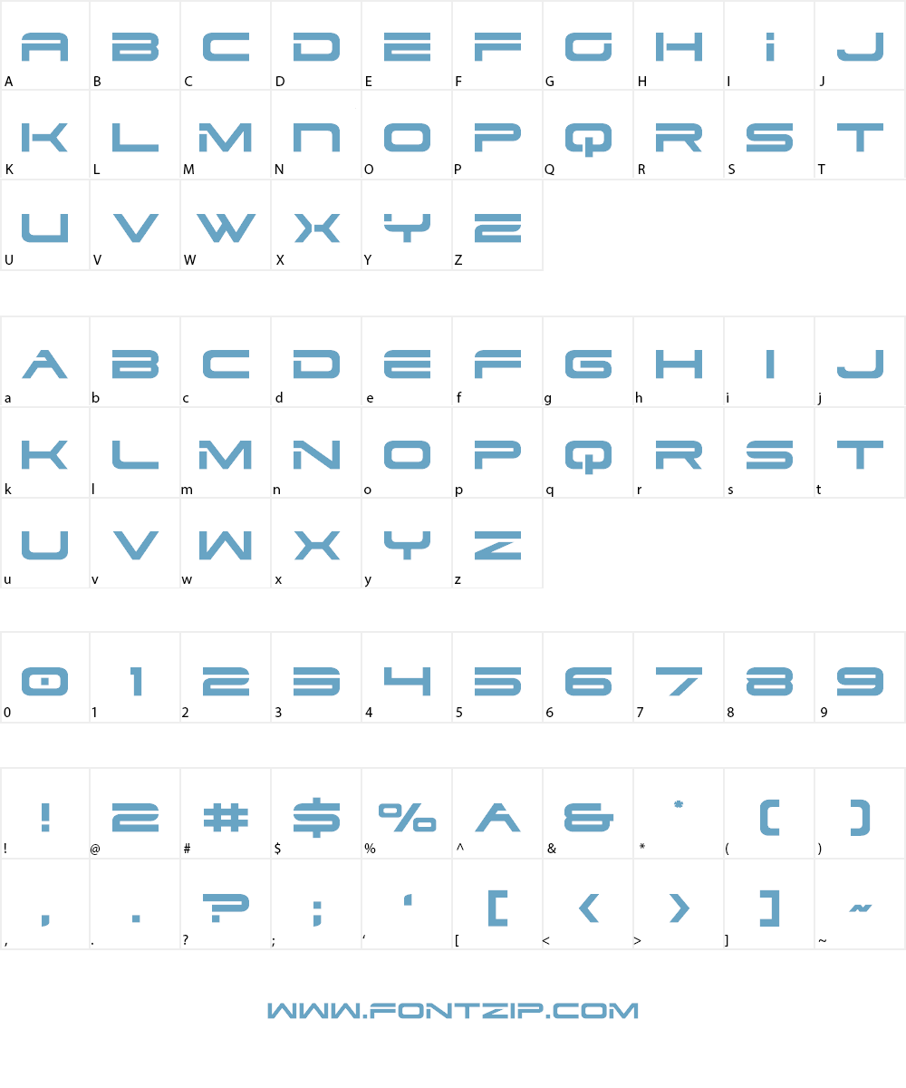 Dodger Font Character