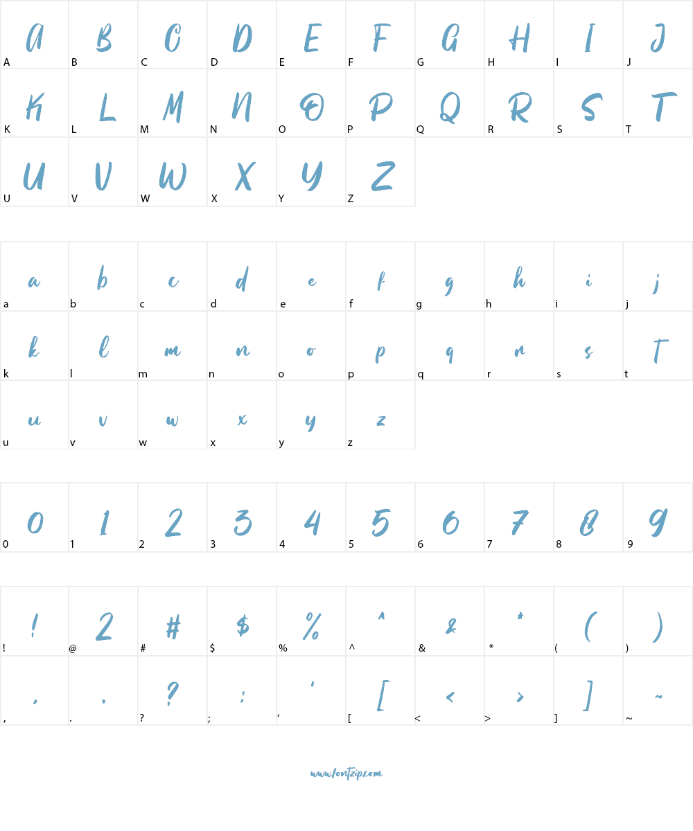 Beattingvile Font Character
