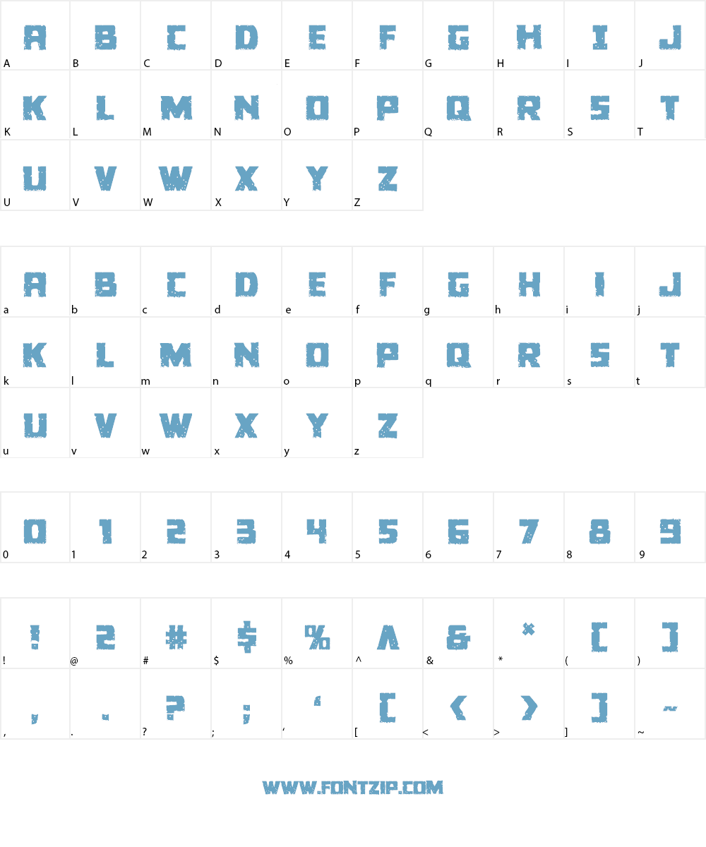 Colossus Font Character