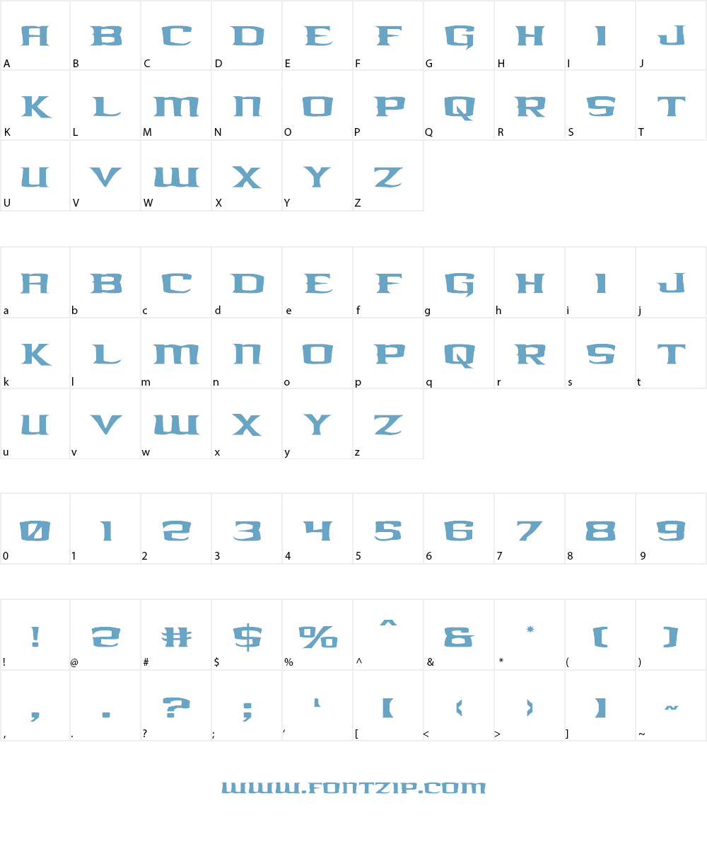 Kreature Kombat Font Character