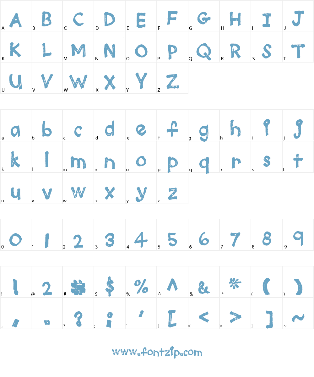 Plain Jane Extra Font Character