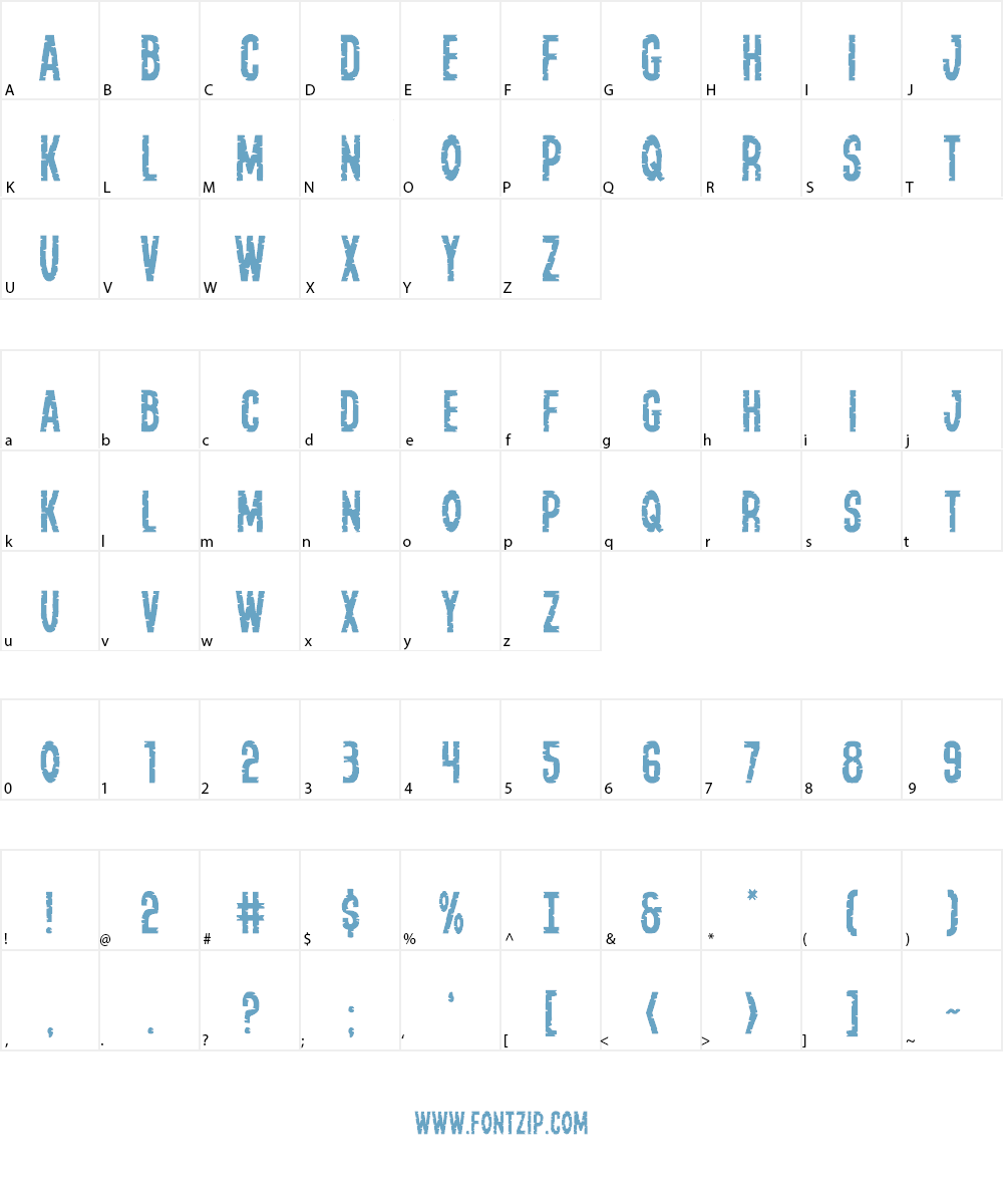 Yummy Mummy Font Character