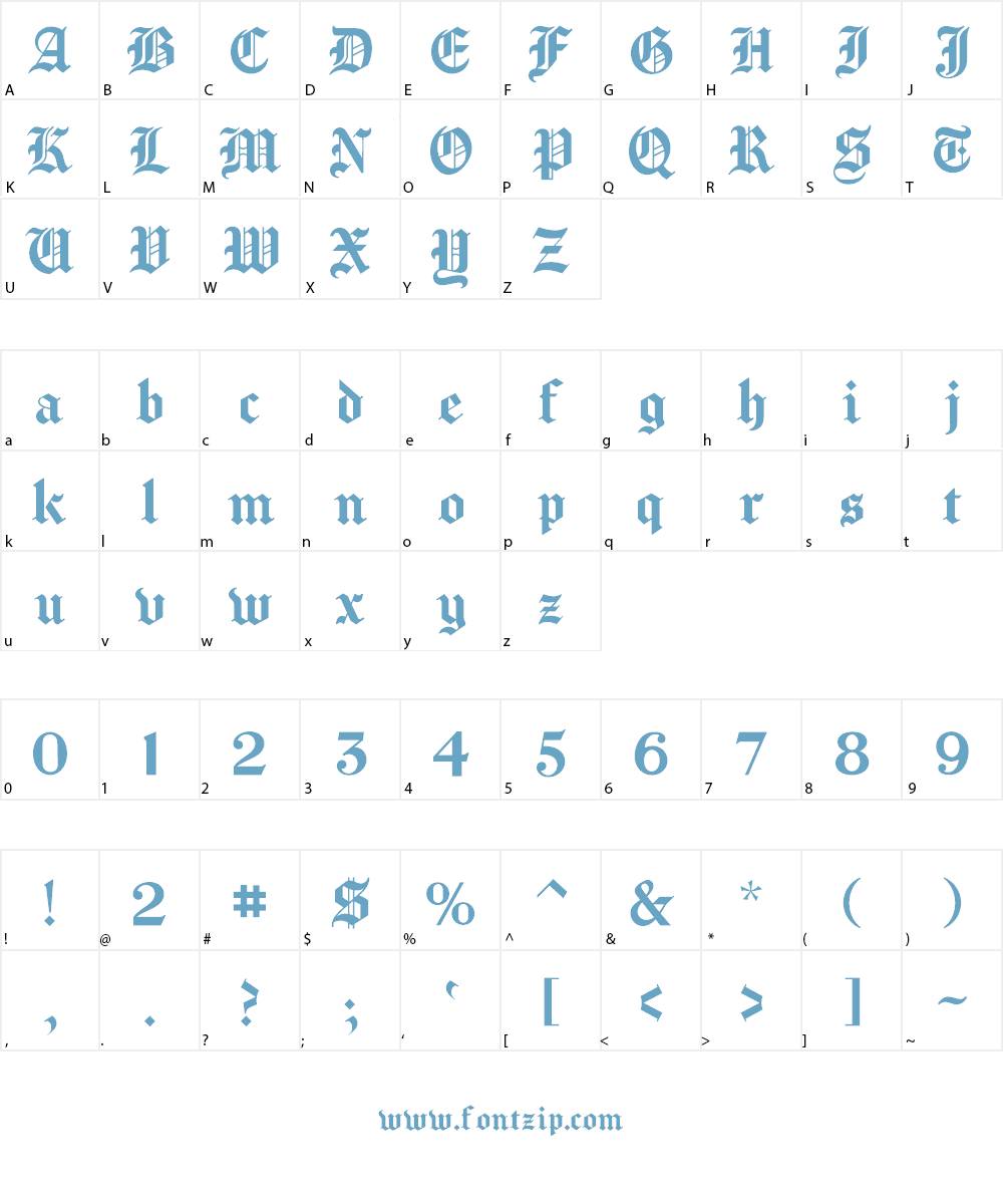 Chomsky Font Character