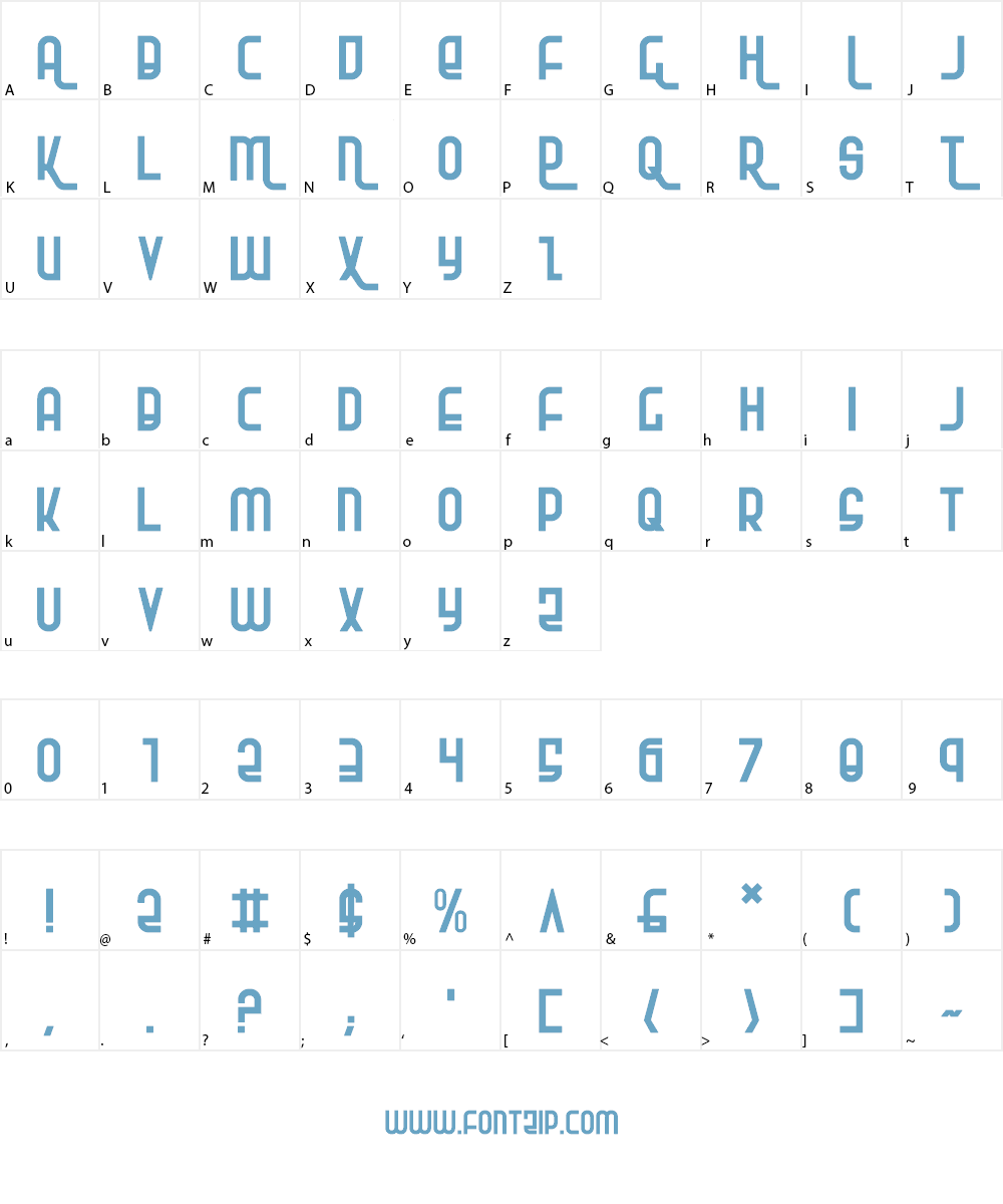 Ro'Ki'Kier Font Character