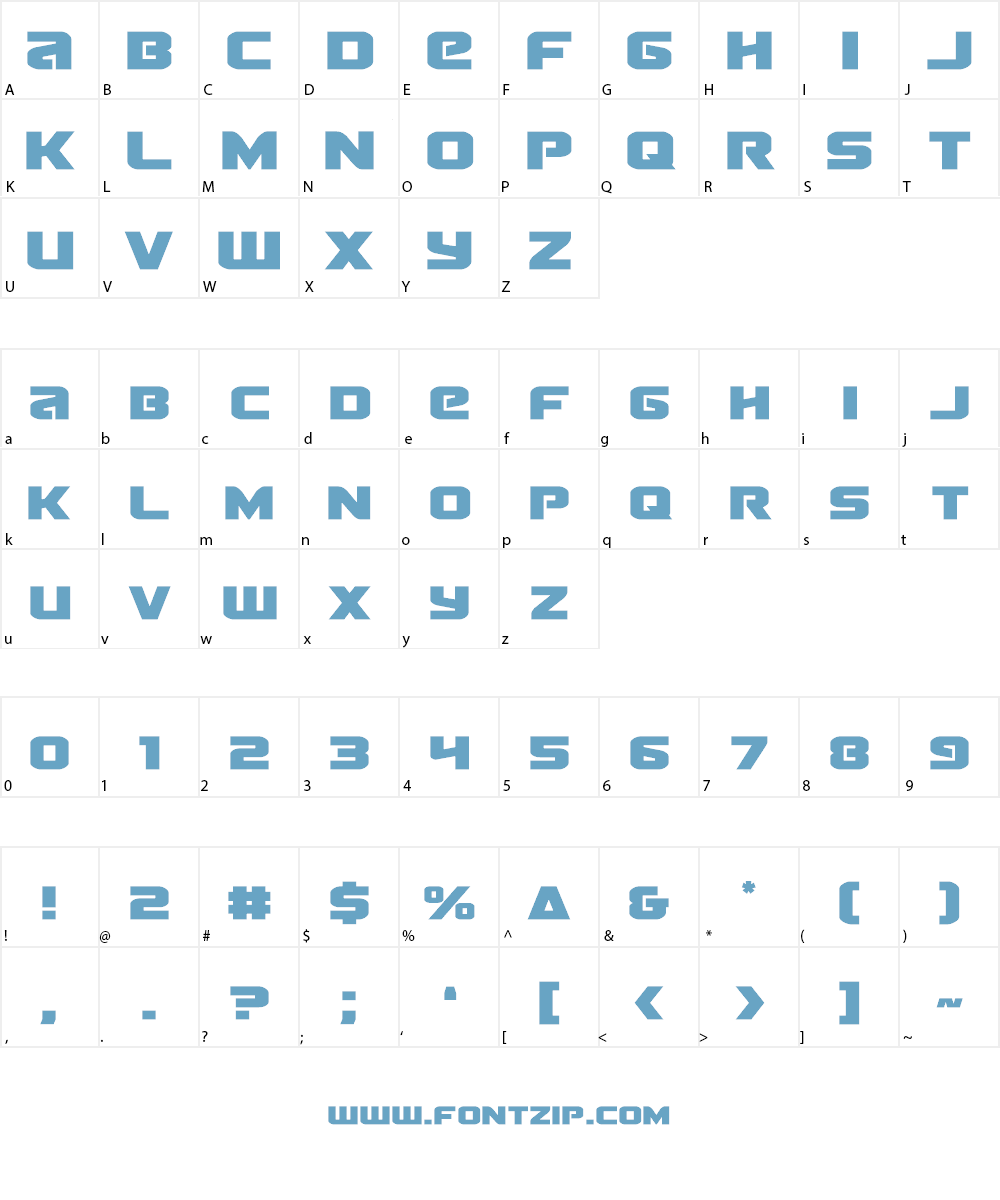 Terran Font Character