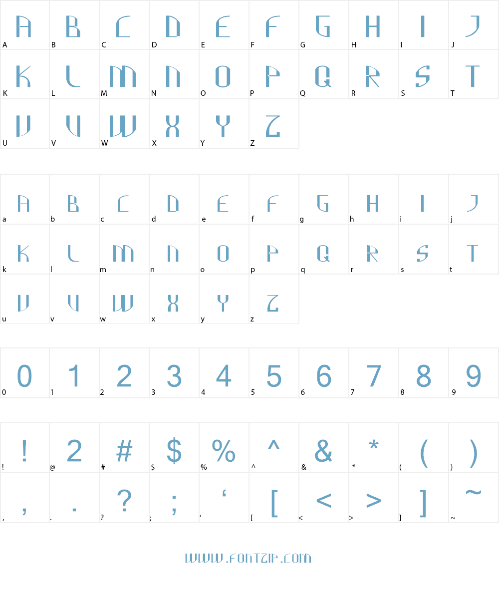 Cully Mac Font Character
