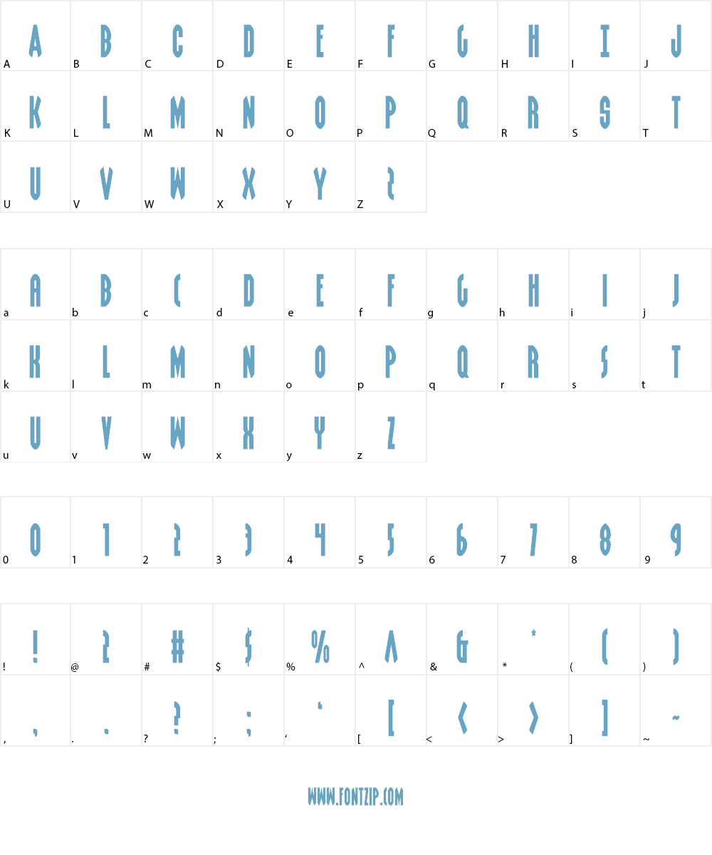 Grendel's Mother Font Character