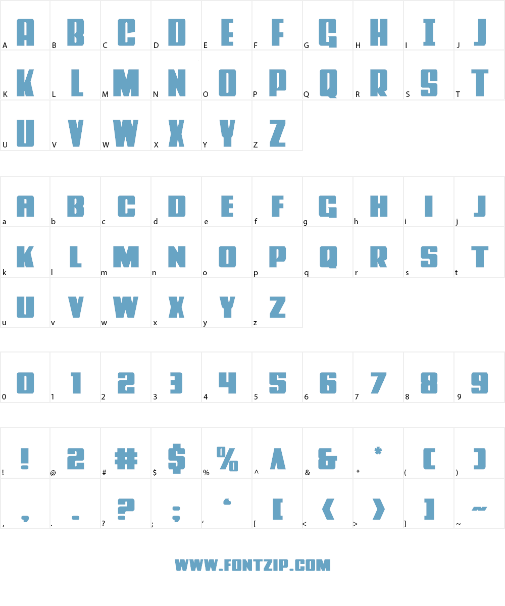 Power Lord Font Character