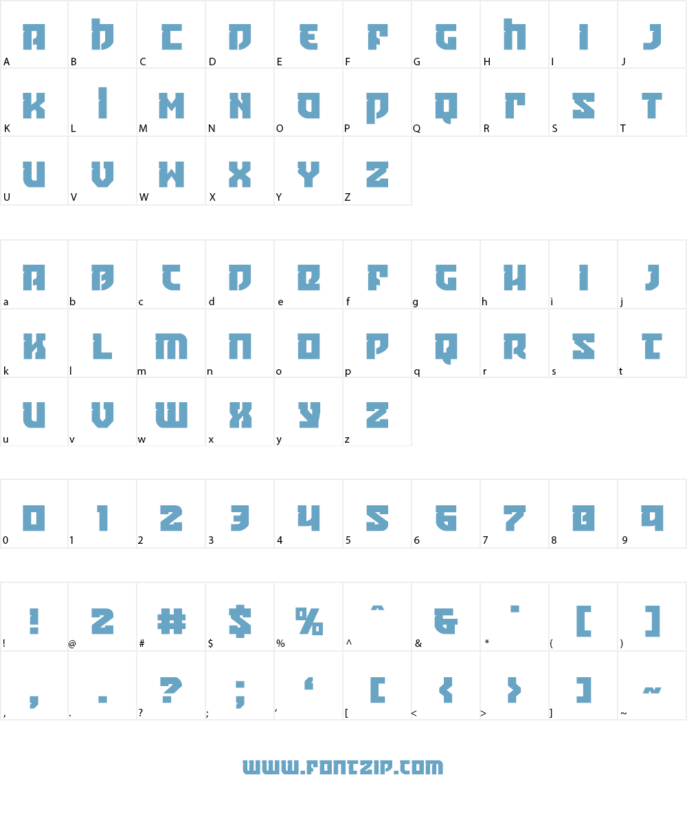 Crazy Ivan Font Character