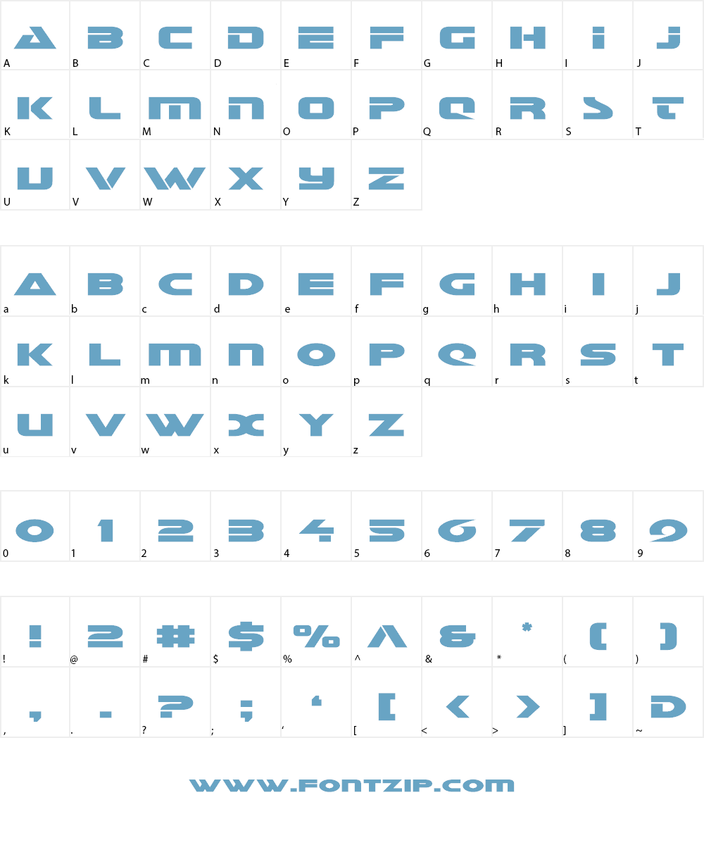 Galant Font Character