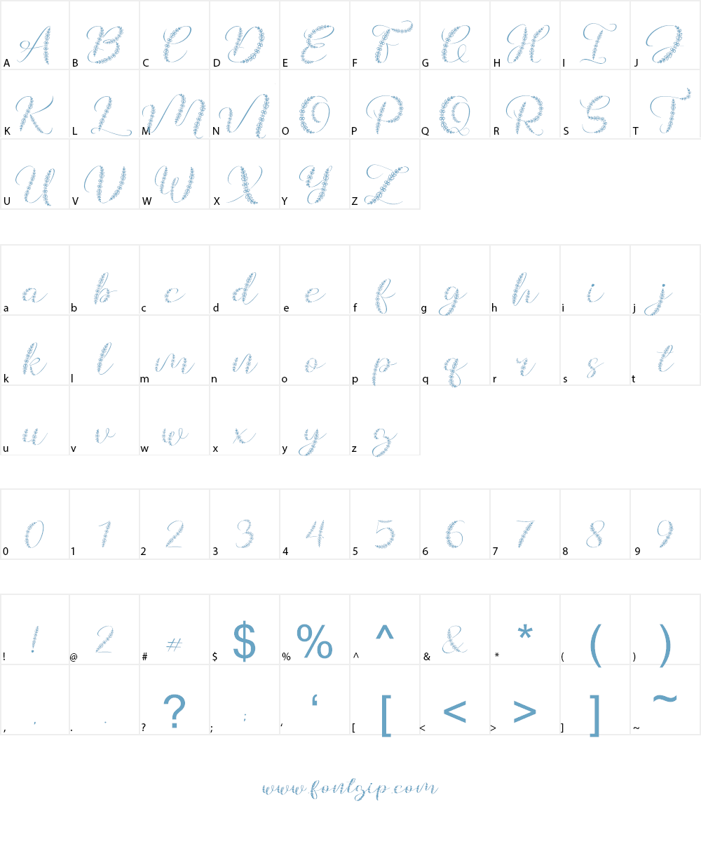 Galea Font Character