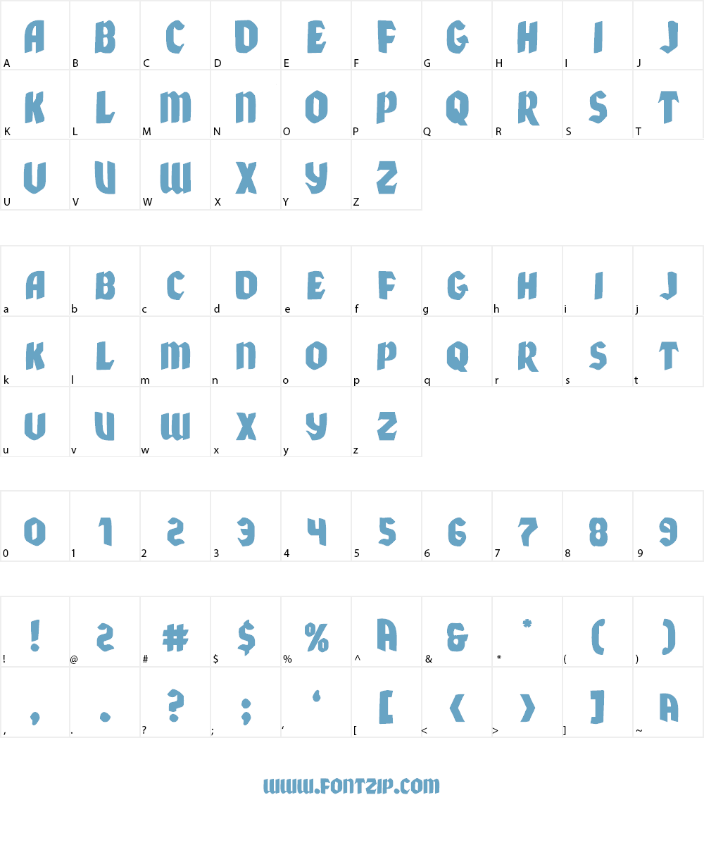 Xmas Xpress Font Character