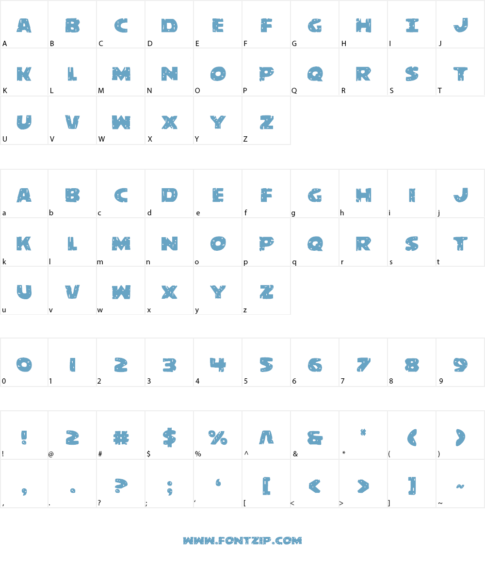 Behemuth Font Character
