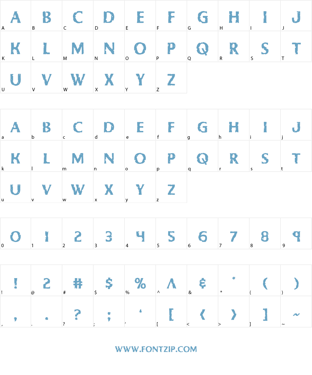 Body Swipers Font Character