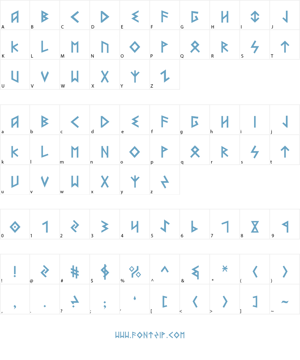 Heorot Font Character