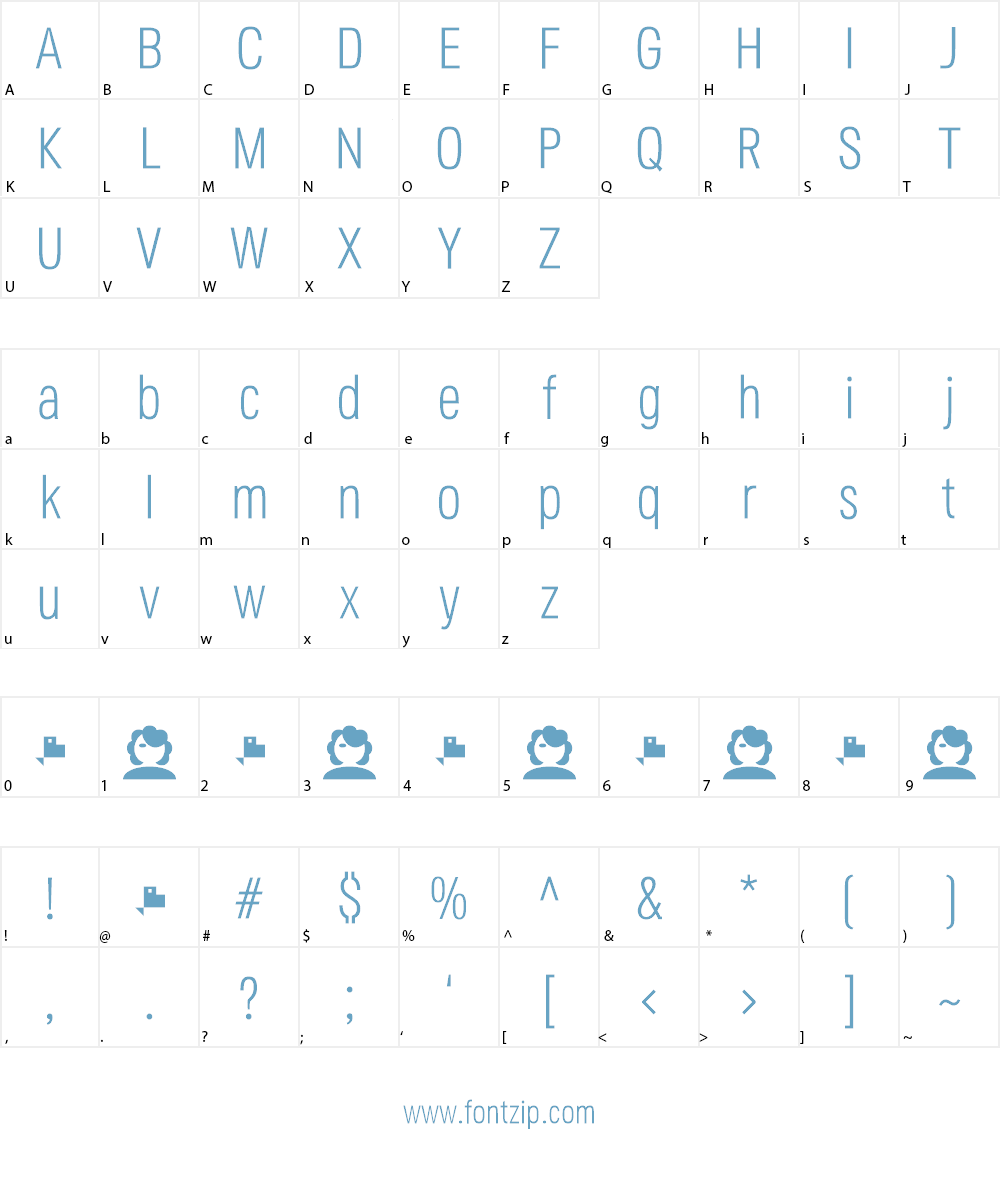Jane Roe Font Character