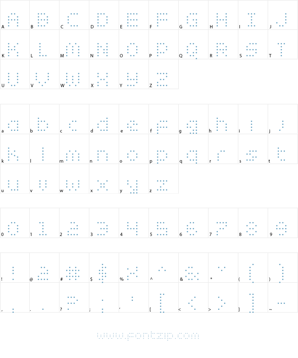Zado Font Character