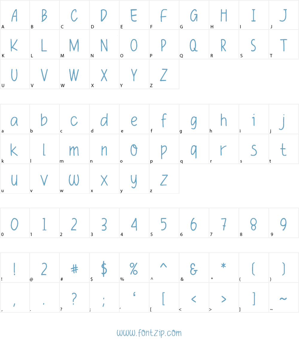 Funiko Font Character