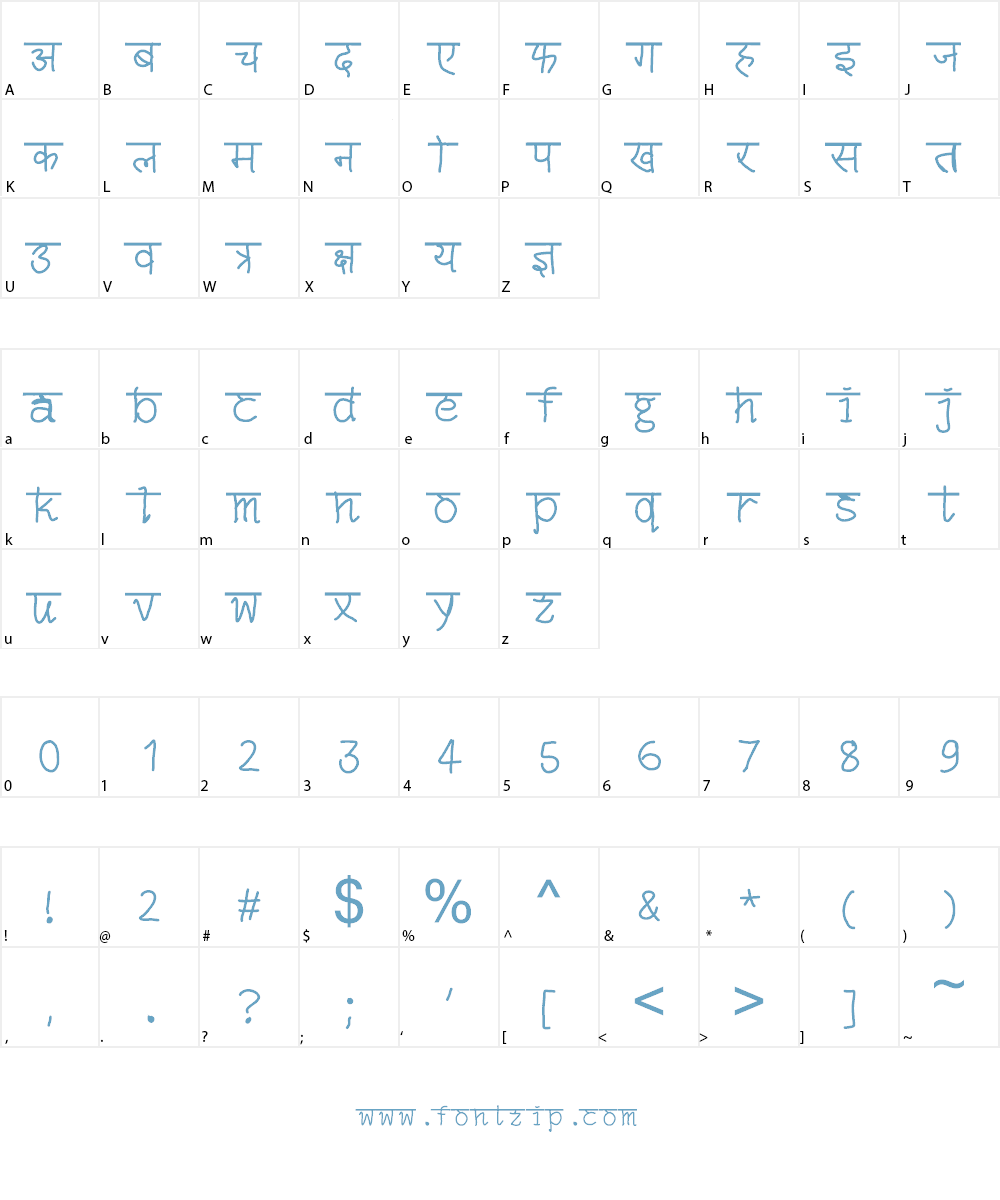 nk-su-namun Font Character