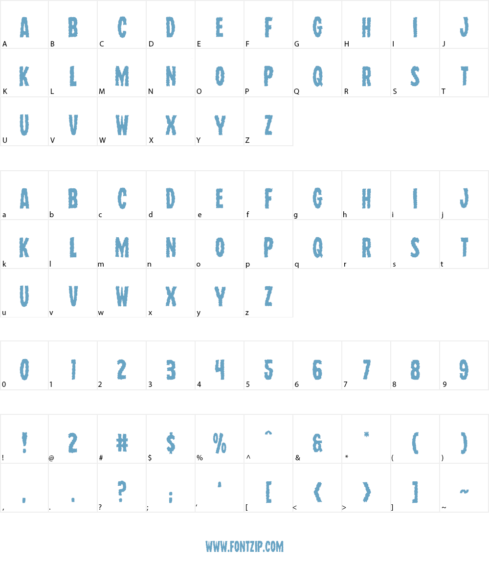 Wolf Brothers Font Character