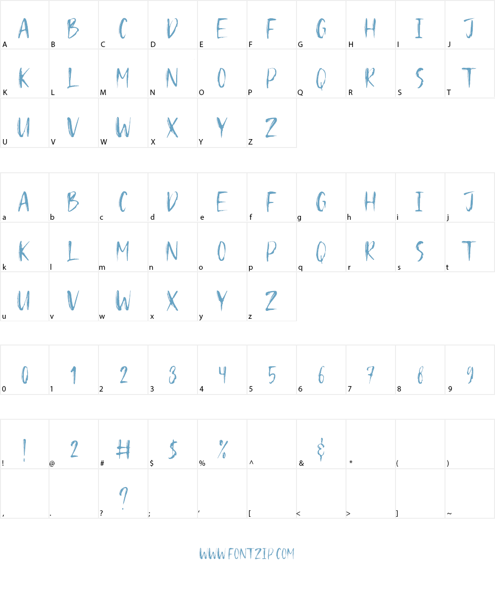 Hugos Font Character