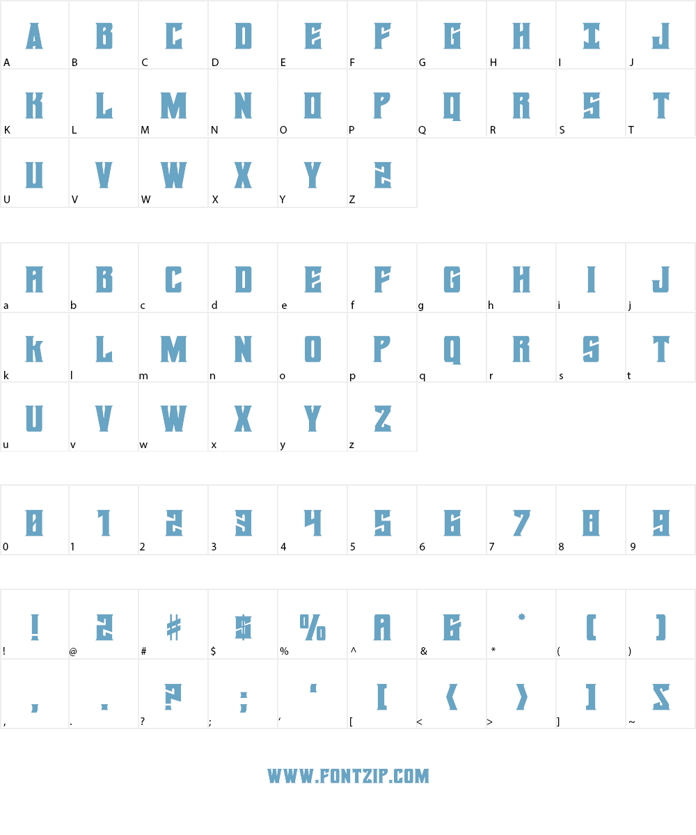 Daemonicus Font Character