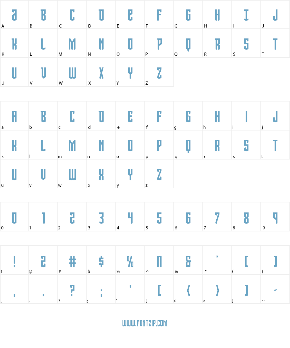 Viceroy of Deacons Font Character