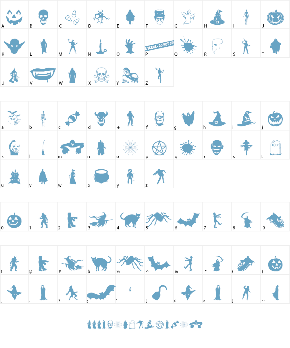 Ween-Dings Font Character