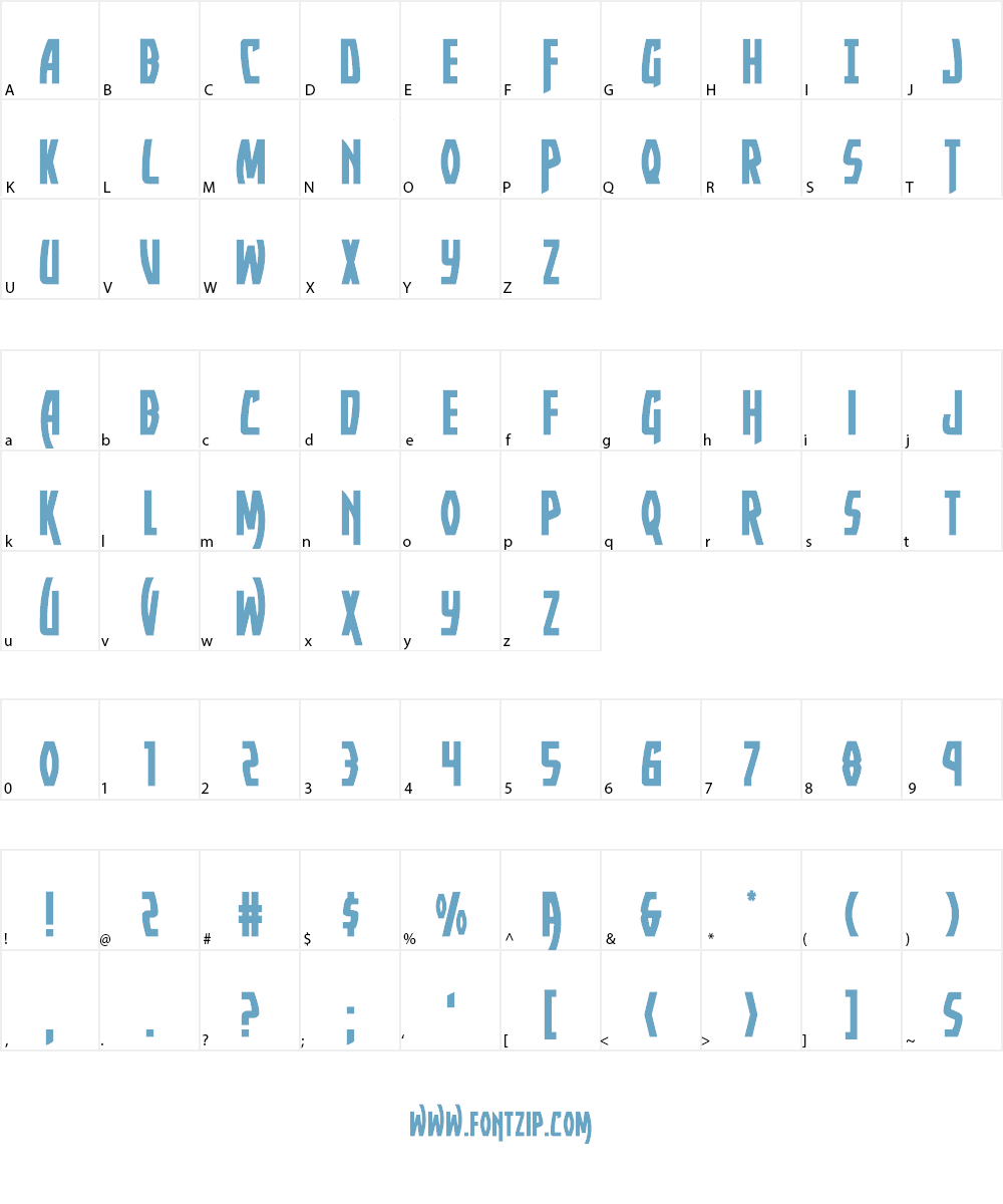 Yankee Clipper Font Character
