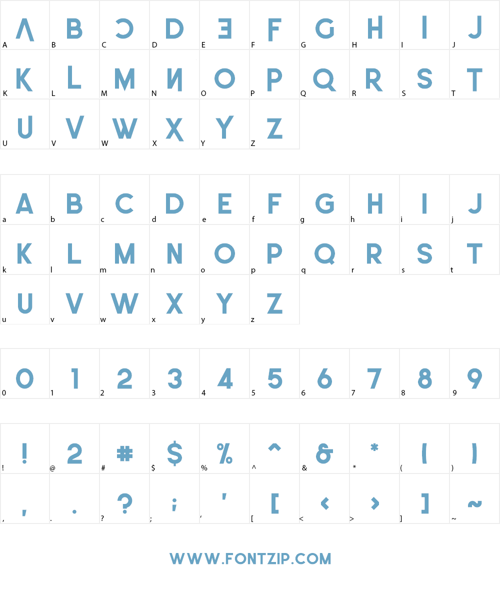 LEonardo-Demo Font Character