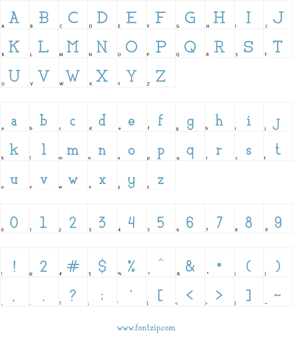 Flooper Font Character