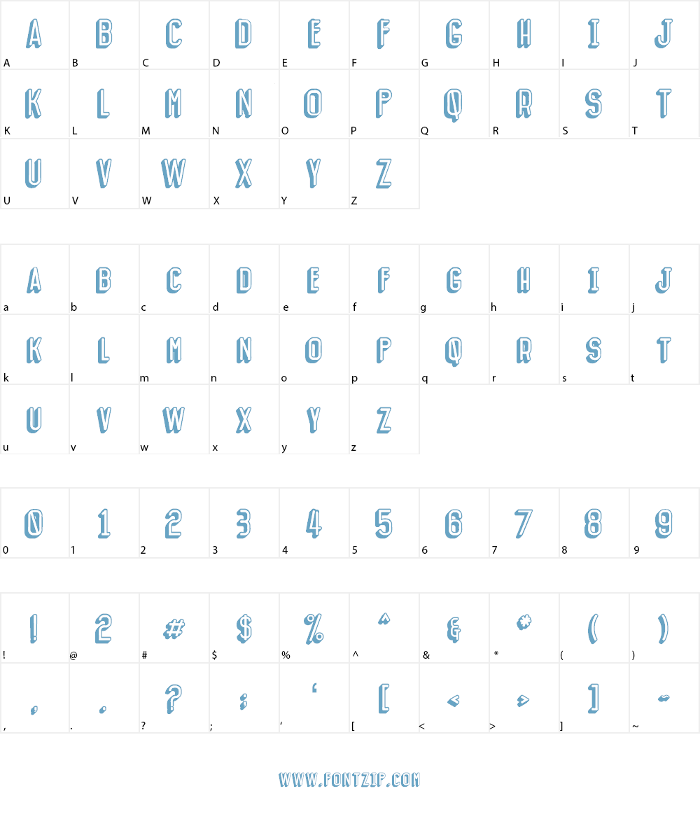 Gallagher Font Character