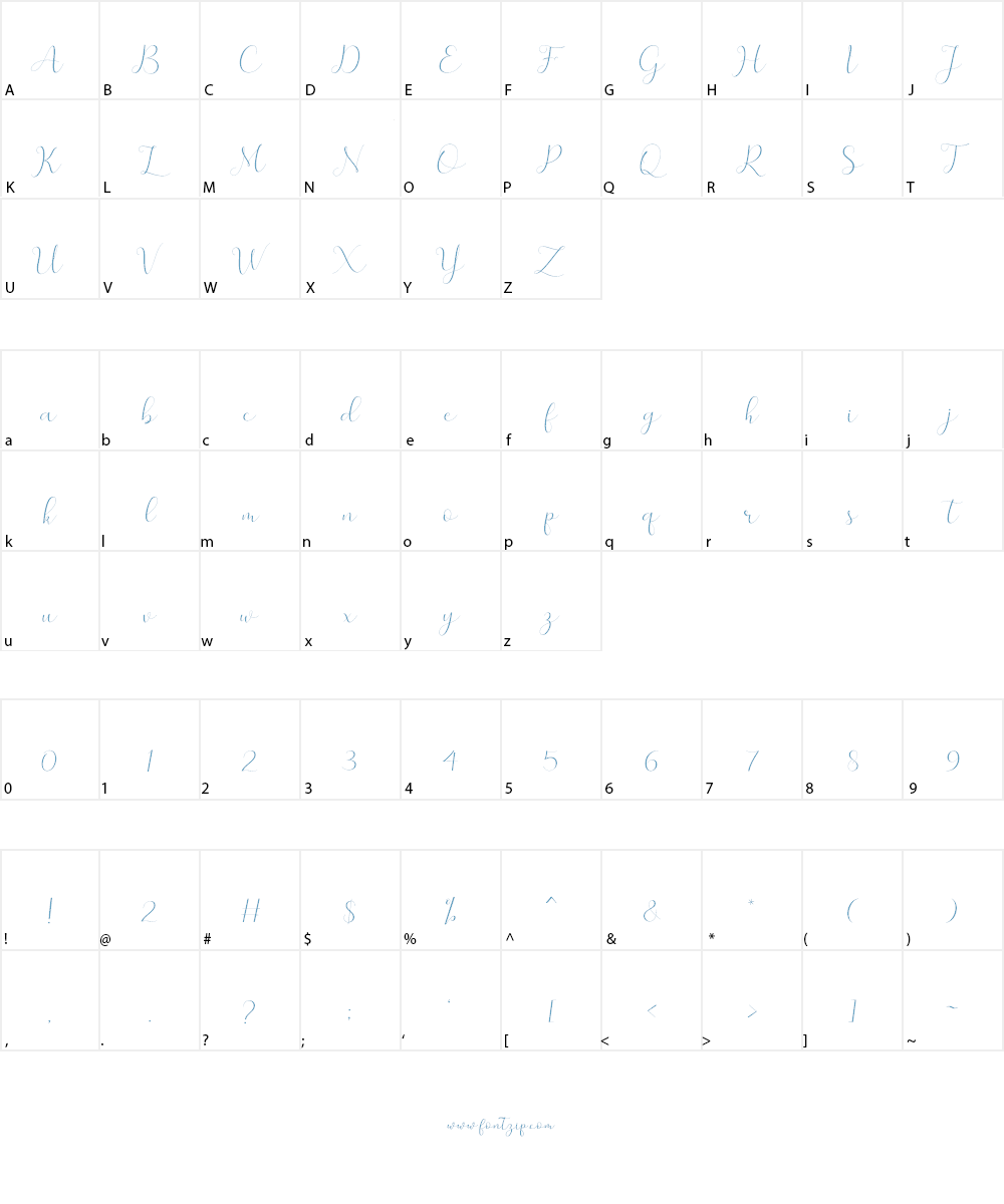 merlin Font Character